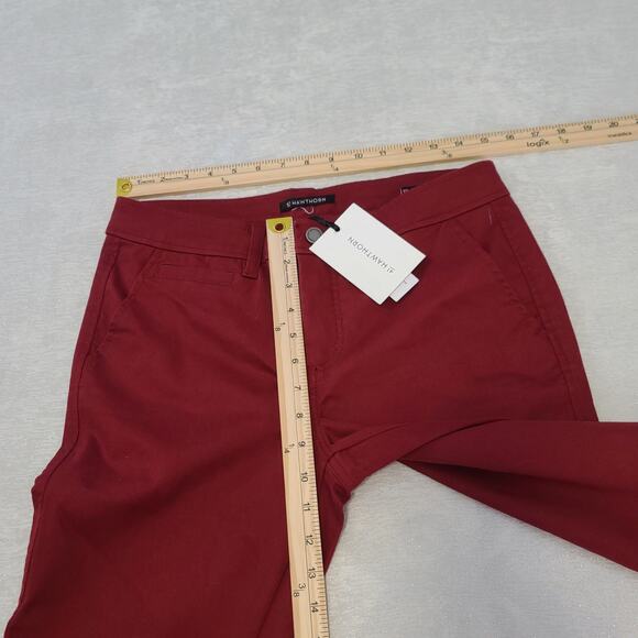 41 Hawthorn Stitch Fix Rosabel Staight women's pants merlot Size 8 Office career - Picture 7 of 12